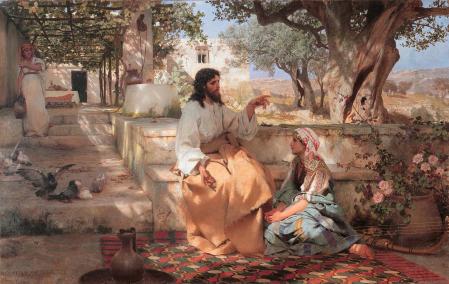 Henryk Siemiradzki. Le Christ dans la maison de Marthe et Marie (1886)