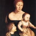 Holbein le Jeune. La famille de l'artiste (1528)