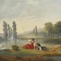 Hubert Robert. Une partie de pêche (1805-08)