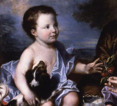 Hyacinthe Rigaud. La famille Léonard, détail