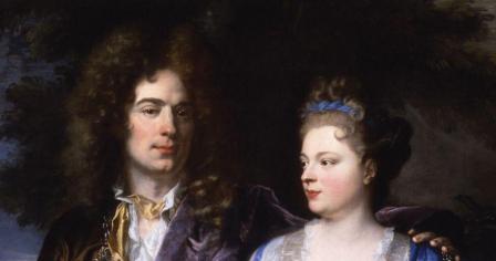 Hyacinthe Rigaud. La famille Léonard, détail