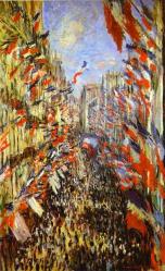 Monet. La rue Montorgueil, 1878