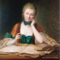 Inconnu. Madame du Châtelet à sa table de travail (18e s.)