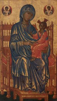 Inconnu. Vierge à l’Enfant en majesté (v. 1250-75)