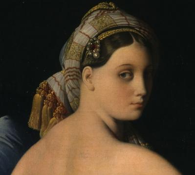 Ingres. La Grande Odalisque, détail