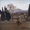 J-B. Corot. Tivoli. Les jardins de la Villa d'Este (1843)
