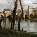 J-B. Corot. Le pont de Mantes (1868-70)