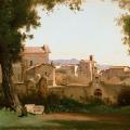 J-B. Corot. Vue depuis les jardins Farnèse, Rome (1826)