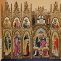 Jacobello del Fiore. Polyptyque de la cathédrale de Teramo, détails (1400-15)
