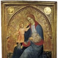Jacobello del Fiore. Vierge à l’Enfant (début 15e s.)
