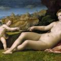 Jacopo Palma (il Vecchio). Vénus et Cupidon (1520-25)