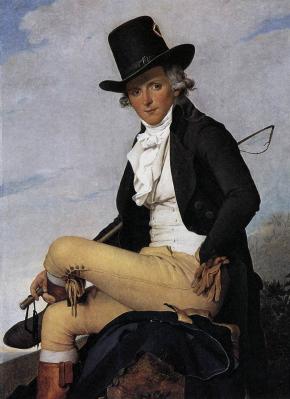 Jacques-Louis David. Portrait de Pierre Sériziat (1795)