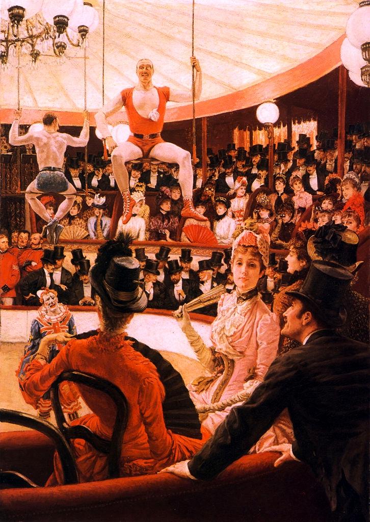 Ca s'est passé en octobre ! James-tissot-femmes-de-paris-l-amoureuse-du-cirque-1885