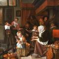 Jan Steen. La fête de saint Nicolas (1663-65)