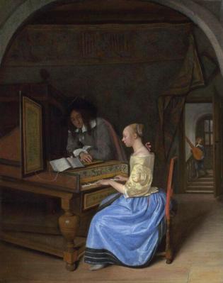 Jan Steen. Le morceau de musique (1659)