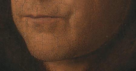 Jan van Eyck. L’homme au turban rouge, détail