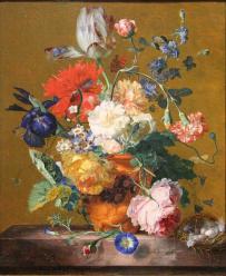 Jan van Huysum. Bouquet de fleurs (1730-40)