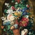 Jan van Huysum. Nature morte florale (1734)