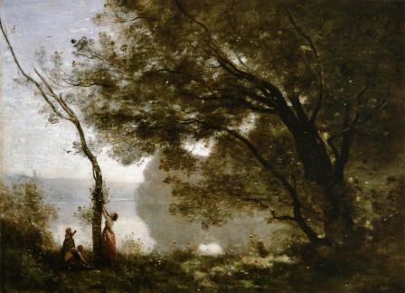 Jean-Baptiste Corot. Souvenir de Mortefontaine (1864)