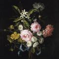 Jean-Baptiste Monnoyer. Bouquet de camomille, roses françaises et autres fleurs (1656-99)