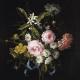 Jean-Baptiste Monnoyer. Bouquet de camomille, roses françaises et autres fleurs (1656-99)