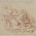 Jean-Baptiste Pater. Dame assise par terre (18e s.)