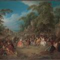 Jean-Baptiste Pater. La Foire à Bezons (v. 1733)