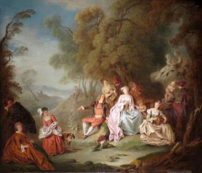 Jean-Baptiste Pater. Fête champêtre (v. 1730)