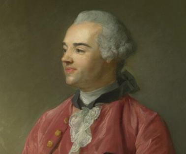 Jean-Baptiste Perronneau. Jacques Cazotte, détail