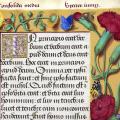 Jean Bourdichon. Grandes Heures d'Anne de Bretagne, folio 17 recto, détail (1503-08)