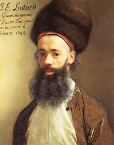 Jean-Étienne Liotard. Autoportrait (1744)