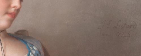Jean-Étienne Liotard. La liseuse, détail