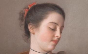 Jean-Étienne Liotard. La liseuse, détail