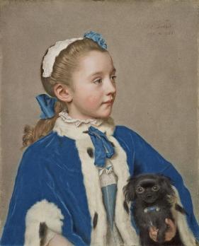 Jean-Étienne Liotard. Maria Frederike van Reede-Athlone à sept ans (1755-56)
