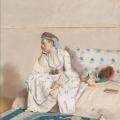 Jean-Étienne Liotard. Marie Fargues, la femme du peintre (1757-58)