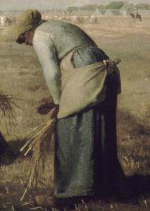 Jean-François Millet. Des glaneuses, détail