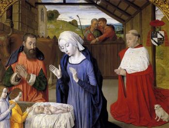 Jean Hey. Nativité (1480)
