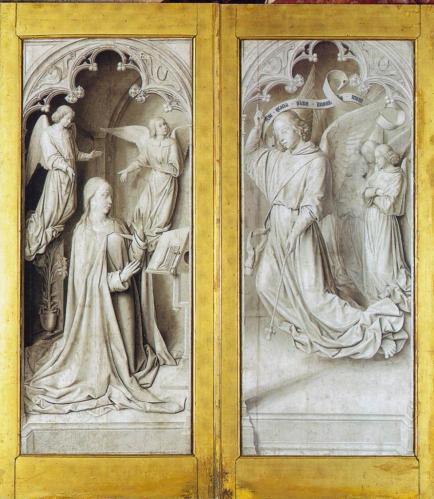 Jean Hey. Triptyque de Moulins, fermé (1500-01)