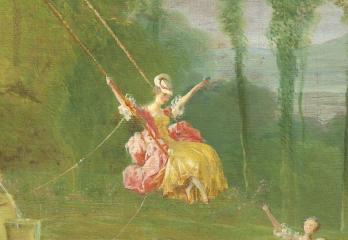 Jean-Honoré Fragonard. La balançoire, détail
