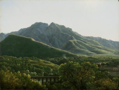 Jean-Joseph-Xavier Bidauld. Vue du pont et de la ville de Cava (1785-90)