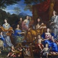 Jean Nocret. La Famille royale dans l’Olympe (v. 1670)