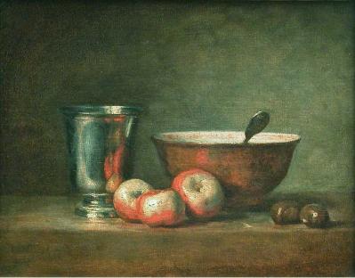 Jean-Siméon Chardin. Le gobelet d'argent (v. 1768)