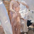 Joaquín Sorolla. La robe rose. Après le bain (1916)