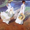 Joaquín Sorolla. Promenade au bord de la mer (1909)