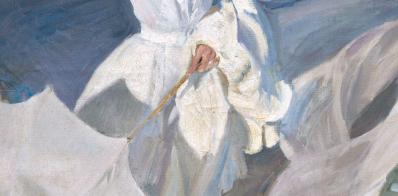 Joaquín Sorolla. Promenade au bord de la mer, détail