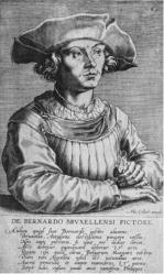Johannes Wierix. Portrait de Bernard van Orley