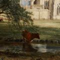 John Constable. La cathédrale de Salisbury, détail (1826)