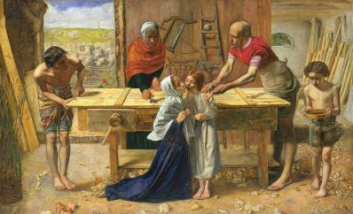 John Everett Millais. Le Christ dans la maison de ses parents (1849-50)