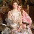 John Singer Sargent. Mme Fiske Warren (Gretchen Osgood) et sa fille Rachel (1903)