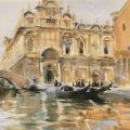 John Singer Sargent. Rio dei Mendicanti, Venise (v. 1909)